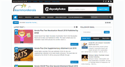 Desktop Screenshot of learnmorekerala.com